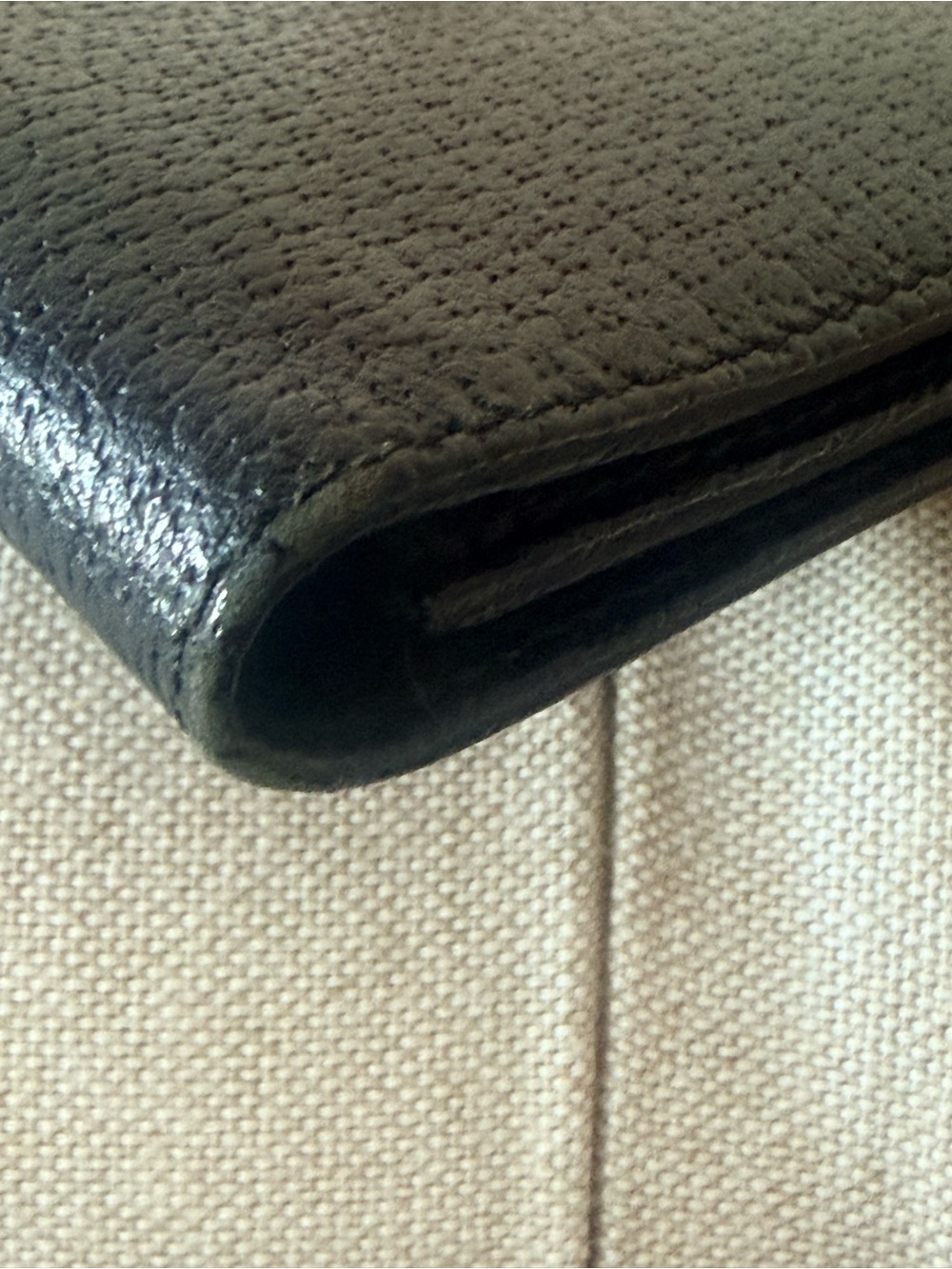 Vintage Salvatore Ferragamo Grained Leather Continental Wallet • Nero - Picture 11 of 11